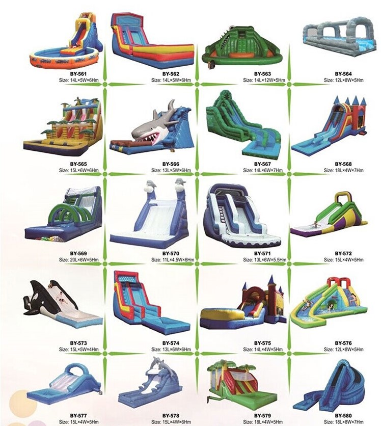 Inflatable Dry & Water Slides Inflate Monster